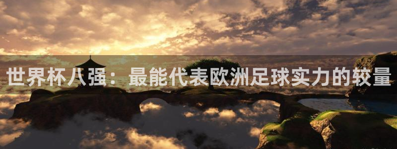 欧洲世界杯预选赛赛程：世界杯八强：最能代表欧洲足球实力的较量
